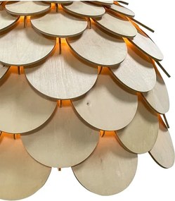 Lampada a sospensione con cavo BURGO 1xE27/60W/230V diam. 35 cm