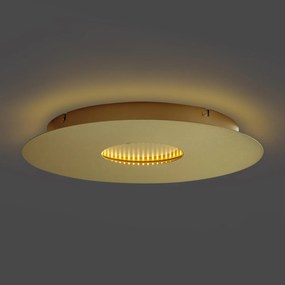 Plafoniera moderna oro 40 cm con LED dimmerabile a 3 livelli - Morning