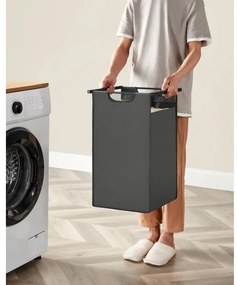 Cesto portabiancheria REX grigio