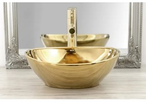 REA-B8803 - Miscelatore per lavabo TESS 31,5 cm, finitura oro