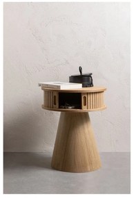 Comodino di colore naturale con effetto pino Karri – WOOOD