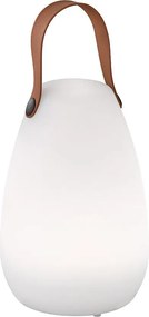 Lampada da tavolo LED bianco-marrone (altezza 20 cm) Ruby - Fischer &amp; Honsel