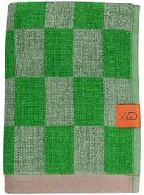 Asciugamano verde in cotone biologico 50x90 cm Retro - Mette Ditmer Denmark