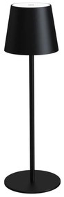 Lampada da tavolo dimmerabile ricaricabile LED/4W/4000 mAh 3000/4000/5500K IP44 nera