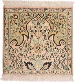 Cashmere Silk Tappeto orientale 50 x 50 (Indian) Annodato A Mano