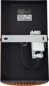 Lampada da parete Japandi arancione e nera IP44 - Jayla