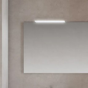Lampada da bagno LED Vittoria 40 cm installabile su specchio finitura cromo