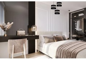 Lampadario a sospensione con filo CORAL 3xE27/60W/230V nero