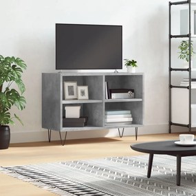 Mobile Porta Tv Grigio Cemento 69,5x30x50 Cm Legno Multistrato /