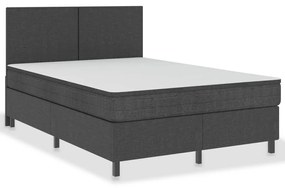 Letto a Molle Grigio in Tessuto 180x200 cm