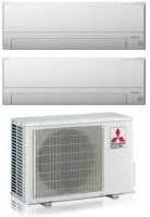 Climatizzatore Condizionatore Mitsubishi Electric Dual Split Inverter serie MSZ-BT 7+9 con MXZ-2F42VF R-32 Wi-Fi Integrato 7000+9000