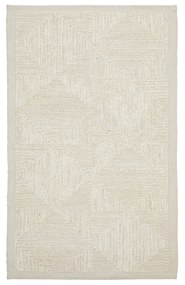Kave Home - Tappeto Sicali in juta bianco 160 x 230 cm