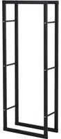 EasyComfort Scaffale Porta Legna Legnaia Verticale Supporto per Legna Portata 100kg Metallo 60 25 150cm