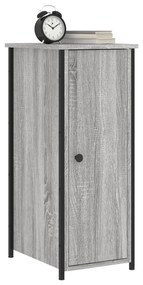 Comodini 2 pz grigio sonoma 32x42x80 cm in legno multistrato