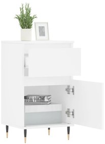 Credenza Bianca 40x35x70 cm in Legno Multistrato