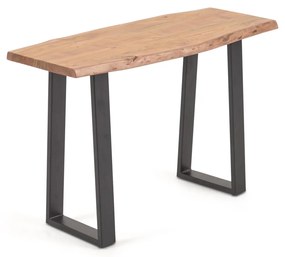 Kave Home - Consolle Alaia in legno massello di acacia con finitura naturale 115 x 40 cm