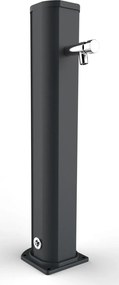 Fontana Lavapiedi da Giardino con Rubinetto Temporizzato Arkema Jolly Grigio Antracite...