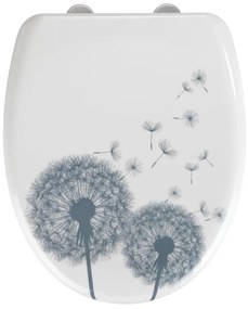 WENKO 22409100-WC Sedile WC ASTERA 45x38 cm multicolore/argento