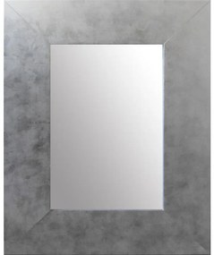 Specchio Okasan rettangolare in legno argento 60 x 90 cm