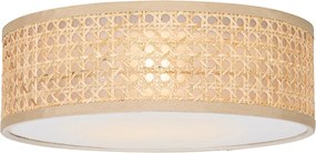 Plafoniera Smart in Rattan 30 cm incl. Wifi A60 - Tromma