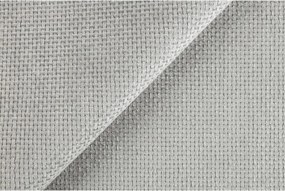 Poltrona grigio chiaro con rivestimento in ciniglia Freya – Ropez