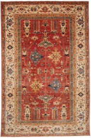 Kazak Tappeto 200x300 Rosso (Pakistan) Annodato A Mano