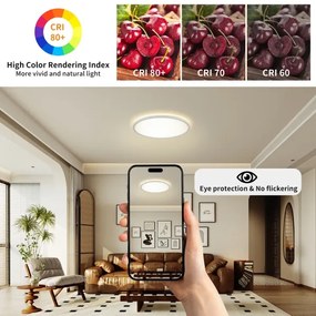 Brilagi - Lampada LED da bagno ULTRA SLIM LED/24W/230V diametro 42 cm bianco IP54