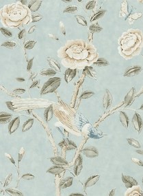 Sanderson Tapete Andhara - Dove/ Cream