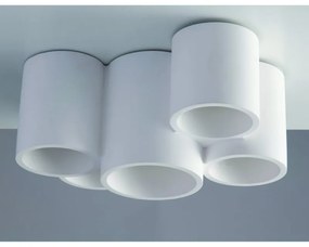 Plafoniera design Banjie 3 x GU10 bianco 29.6 cm INSPIRE