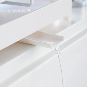 Scolavivande bianco a filo Tower - YAMAZAKI