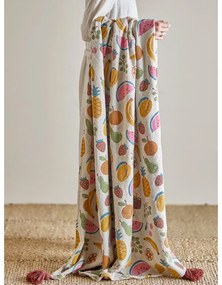 Coperta per bambini in cotone riciclato 130x160 cm Fruitta – Bloomingville Mini