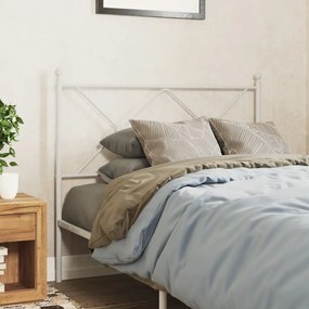 Testiera İn Metallo Bianco 100 Cm /