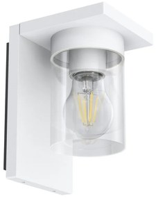 Applique Bianca da Parete, Base E27, IP54 - Serie RIGA Base E27