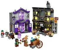 Lego harry potter olivander e madama mc clan 2 modelli di negozi con 6 minifigure