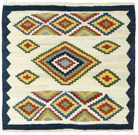 Kilim Tappeto persiano 100 x 100 (Iran) Tessuto A Mano