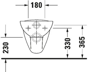 Duravit 45351900A1 - WC sospeso con sedile D-CODE ceramica/bianco lucido