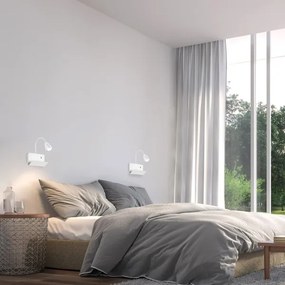 Rabalux 71090 - Applique con mensola TACITO 1xGU10/25W/230V bianco