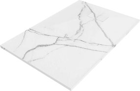Mexen Hugo piatto doccia rettangolare SMC 100 x 80 cm, pietra bianca - 42158010