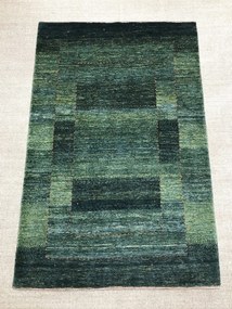 Loribaft Tappeto 100x150 Verde (Iran) Annodato A Mano