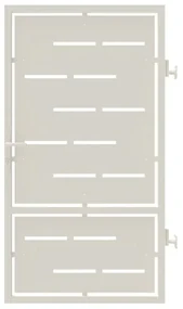 Cancello manuale Privacy in ferro, apertura a destra, L 104.5 x H 180 cm, di colore bianco
