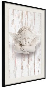 Poster  Happy Thought  Cornice Quadri Cornice nera con pass-partout, Larghezza x Altezza Home decor 20x30