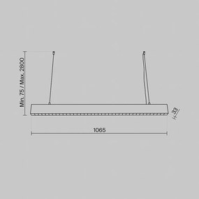 Lampadario A Sospensione Moderno Points Alluminio Bianco Luce Led Integrato 40W