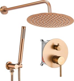 Set doccia da incasso Rea Lungo Copper Brush  + BOX