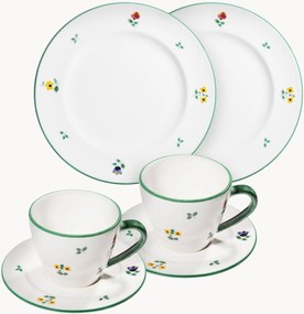 Set da colazione fatto a mano Streublumen, 2 persone, set da 6