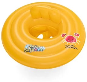 Bestway Galleggiante Gonfiabile 3 Anelli Sedile Bambino 76x76 cm 1 a 2 Anni Giardino, Piscina e Spiaggia 32050