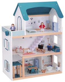 2Kids Toys - Casa delle bambole in legno Barbora