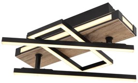 Globo 67299D2 - Plafoniera LED COLLI LED/30W/230V marrone/nero