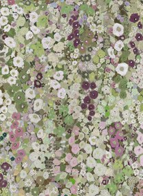 House of Hackney Tapete Hollyhocks - Meadow