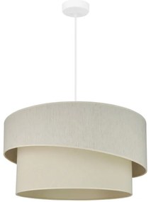 Brilagi - Lampadario a sospensione con filo SHINE 1xE27/15W/230V diametro 50 cm color crema