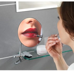 Specchio per make-up con ingrandimento (5x) ø 15 cm Clip – Wenko